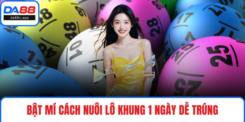 Bật mí cách nuôi lô khung 1 ngày dễ trúng